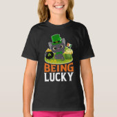 St. Patrick's Day ist glücklich T-Shirt (Vorderseite)