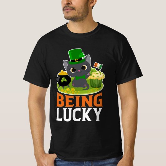 St. Patrick's Day ist glücklich T-Shirt (Vorderseite)