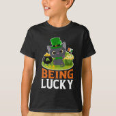 St. Patrick's Day ist glücklich T-Shirt (Vorderseite)