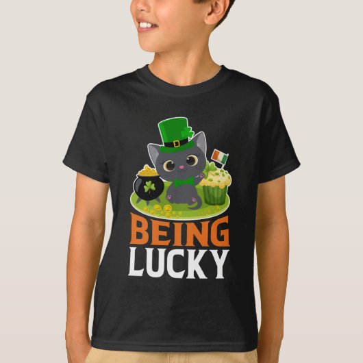 St. Patrick's Day ist glücklich T-Shirt (Vorderseite)