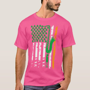 St Patrick's Day Jazz Saxophone Funny Jazz T-Shirt
