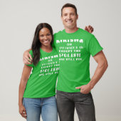 St. Patrick's Day - Jeder ist ein bisschen irisch T-Shirt (Unisex)