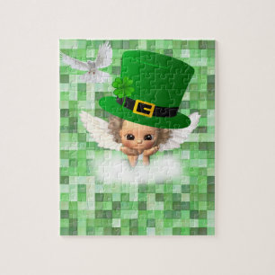 St. Patrick's Day Jigsaw Puzzle Angel
