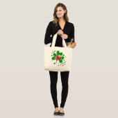 St. Patrick's Day Jumbo Stoffbeutel (Vorderseite (Model))