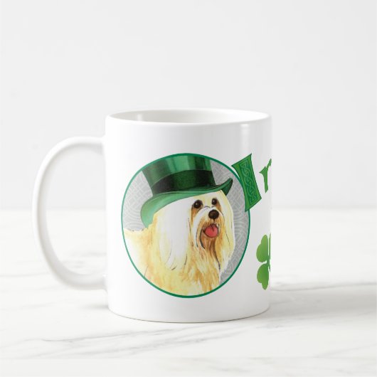 St. Patrick's Day Kaffeetasse (Links)