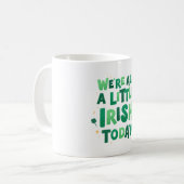 St. Patrick's Day Kaffeetasse (Vorderseite Links)