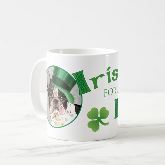 St. Patrick's Day Kaffeetasse (Vorderseite Links)