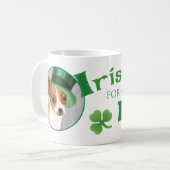 St. Patrick's Day Kaffeetasse (Vorderseite Links)