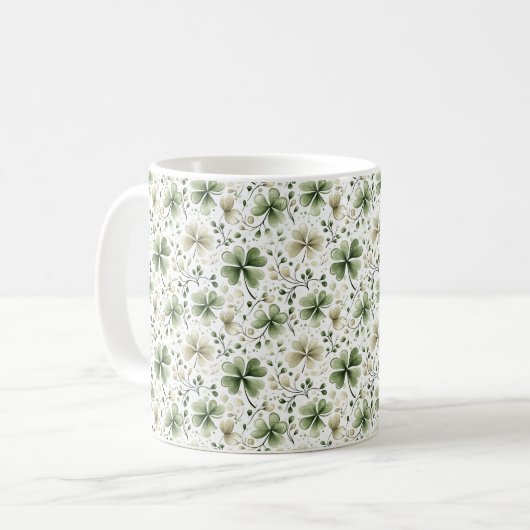 St. Patrick's Day Kaffeetasse (Vorderseite Links)