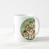 St. Patrick's Day Kaffeetasse (VorderseiteRechts)