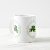 St. Patrick's Day Kaffeetasse (Vorderseite Links)
