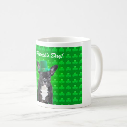 St. Patrick's Day Kaffeetasse (VorderseiteRechts)
