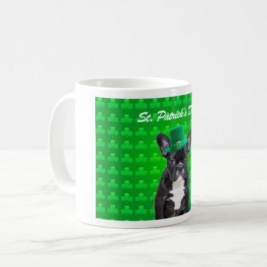 St. Patrick's Day Kaffeetasse (Vorderseite Links)