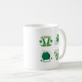 St. Patrick's Day Kaffeetasse (VorderseiteRechts)