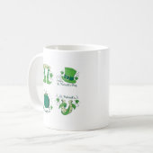 St. Patrick's Day Kaffeetasse (Vorderseite Links)