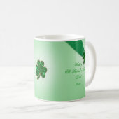 St. Patrick's Day Kaffeetasse (VorderseiteRechts)