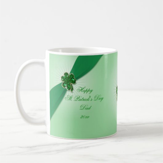 St. Patrick's Day Kaffeetasse (Links)