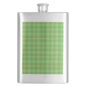 St. Patrick's Day Kariert Flachmann (Vorderseite)