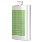 St. Patrick's Day Kariert Flachmann (Links)