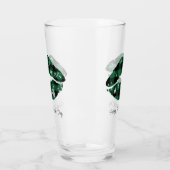 St. Patrick's Day Kariert Lips Glas (Links)