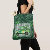 St. Patrick's Day Karierter Vintager Lkw Tasche (Von Nahem)