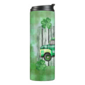 St. Patrick's Day Karierter Vintager Lkw Thermosbecher (Nach links gedreht)