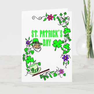 St. Patrick's Day Karte
