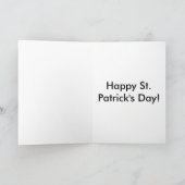 St. Patrick's Day Karte (Innenseite)