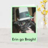 St. Patrick's Day Karte (Gelbe Blume)