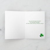 St. Patrick's Day Karte (Innenseite)