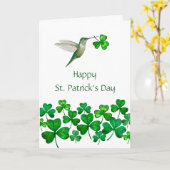 St. Patrick's Day Karte (Gelbe Blume)