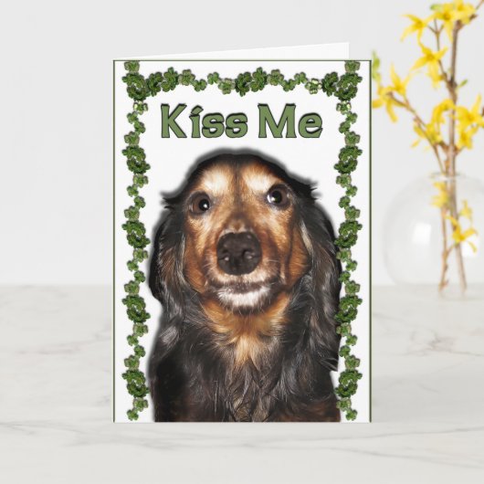 St. Patrick's Day Karte (Gelbe Blume)