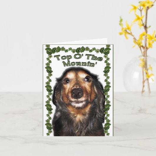 St. Patrick's Day Karte (Gelbe Blume)