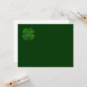 St. Patrick's Day Karte (Vorderseite/Rückseite Beispiel)