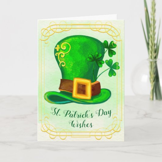 St. Patrick's Day Karte (Vorderseite)