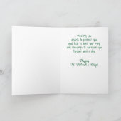 St. Patrick's Day Karte (Innenseite)