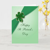St. Patrick's Day Karte (Gelbe Blume)