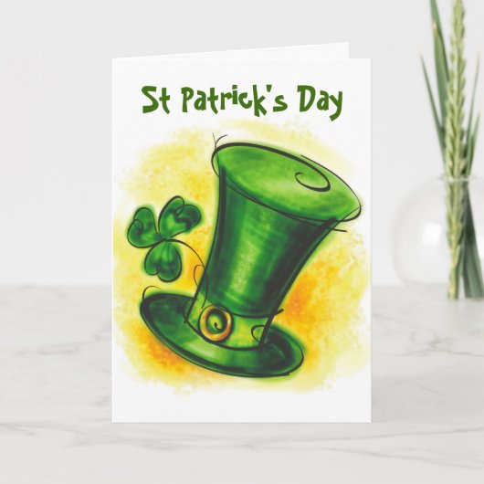 St. Patrick's Day Karte (Vorderseite)