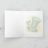 St. Patrick's Day Karte (Innenseite)