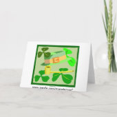 St. Patrick's Day Karte (Rückseite)