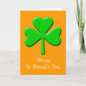 St Patrick's Day Karte (Vorderseite)