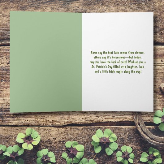 St. Patrick's Day Karte