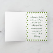 St. Patrick's Day Karte (Innenseite)