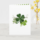 St. Patrick's Day Karte (Gelbe Blume)