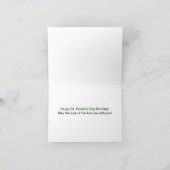 St. Patrick's Day Karte (Innenseite)