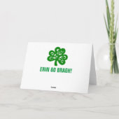 ST. PATRICK'S DAY KARTE (Rückseite)
