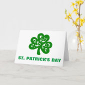 ST. PATRICK'S DAY KARTE (Gelbe Blume)