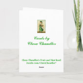 St. Patrick's Day Karte (Rückseite)