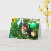 St. Patrick's Day Karte (Gelbe Blume)