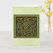 St Patricks Day Karte (Gelbe Blume)